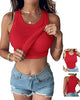 Orba Built in Bra Ribbed Tanktop