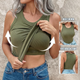 Orba Built in Bra Ribbed Tanktop